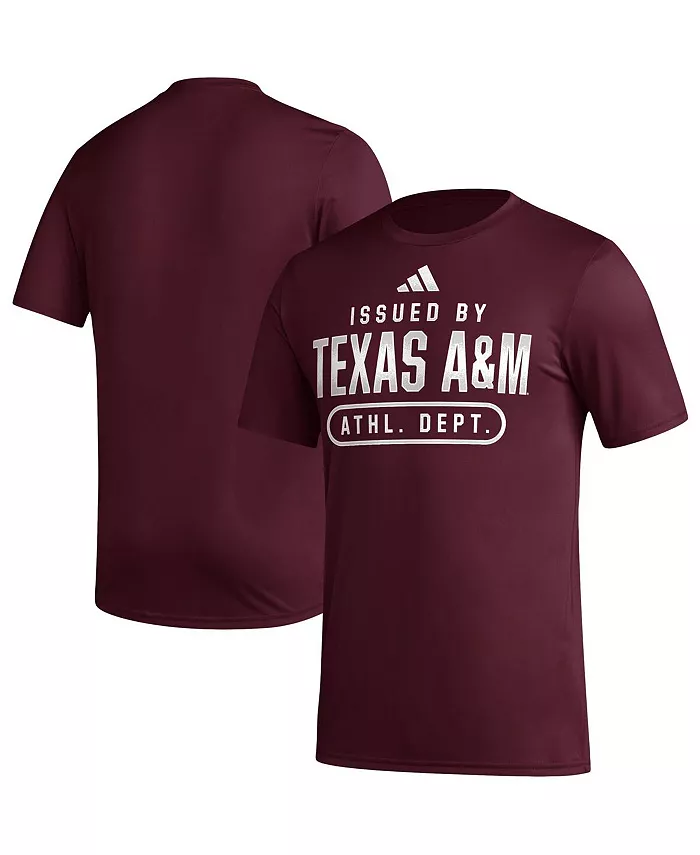 Мужская бордовая футболка Texas A&M Aggies AEROREADY Pregame adidas
Мужская бордовая футболка Texas A&M Aggies AEROREADY Pregame adidas