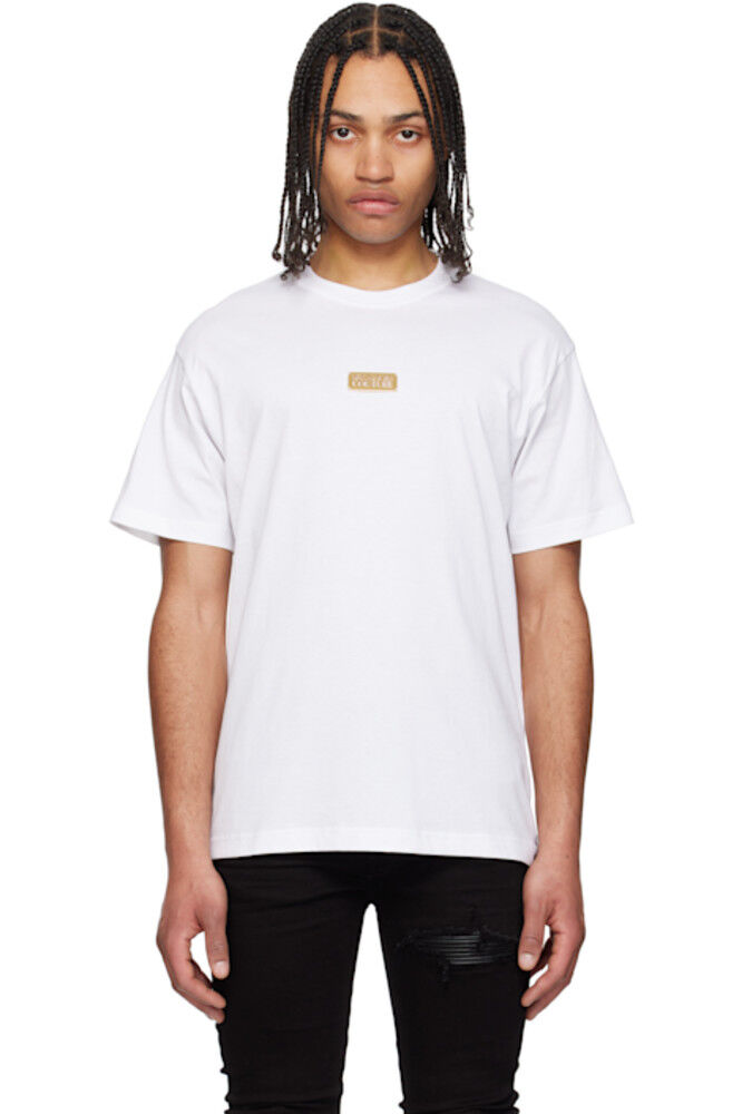 Белая футболка с логотипом Versace Jeans Couture
Белая футболка с логотипом Versace Jeans Couture