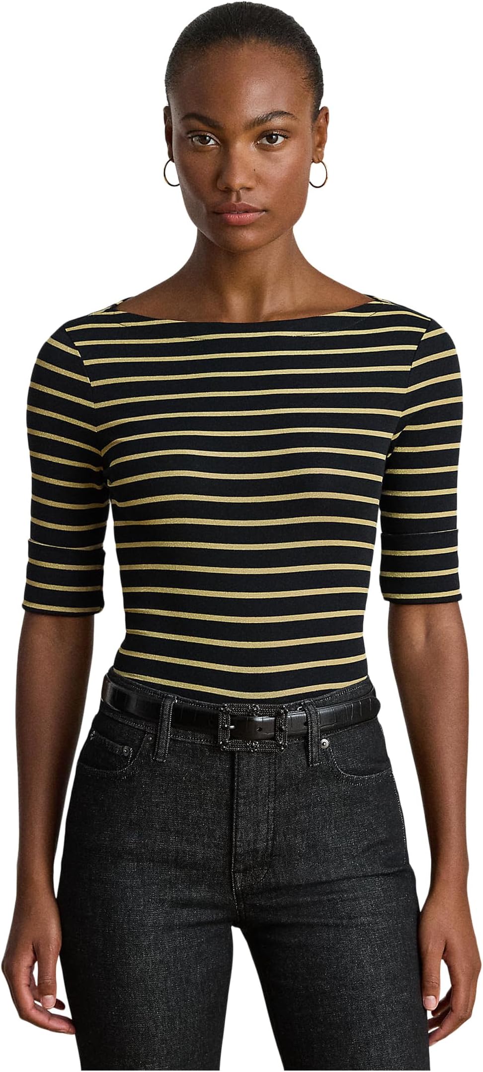 Женская футболка с вырезом-лодочкой в металлическую полоску Lauren Ralph Lauren, Black/Gold Metallic, Черный, Женская футболка с вырезом-лодочкой в металлическую полоску Lauren Ralph Lauren, Black/Gold Metallic
Женская футболка с вырезом-лодочкой в металлическую полоску Lauren Ralph Lauren, Black/Gold Metallic, Черный, Женская футболка с вырезом-лодочкой в металлическую полоску Lauren Ralph Lauren, Black/Gold Metallic