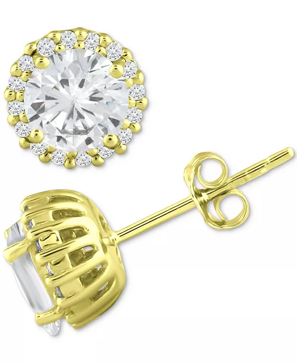 Серьги-Гвоздики с кубическими цирконами (1-3/4 карата) из стерлингового серебра, созданные для Macy's Giani Bernini, clear/gold
Серьги-Гвоздики с кубическими цирконами (1-3/4 карата) из стерлингового серебра, созданные для Macy's Giani Bernini, clear/gold