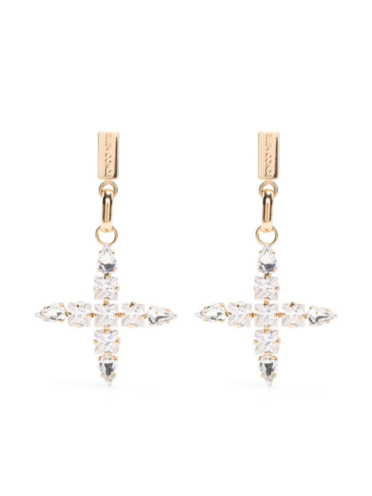 Ellen Conde серьги с кристаллами, золотой
Ellen Conde серьги с кристаллами, золотой