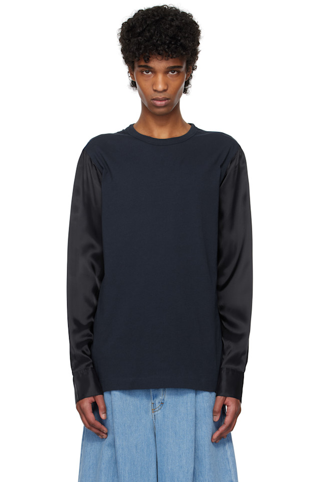 Футболка с панелями Dries Van Noten, синий
Футболка с панелями Dries Van Noten, синий