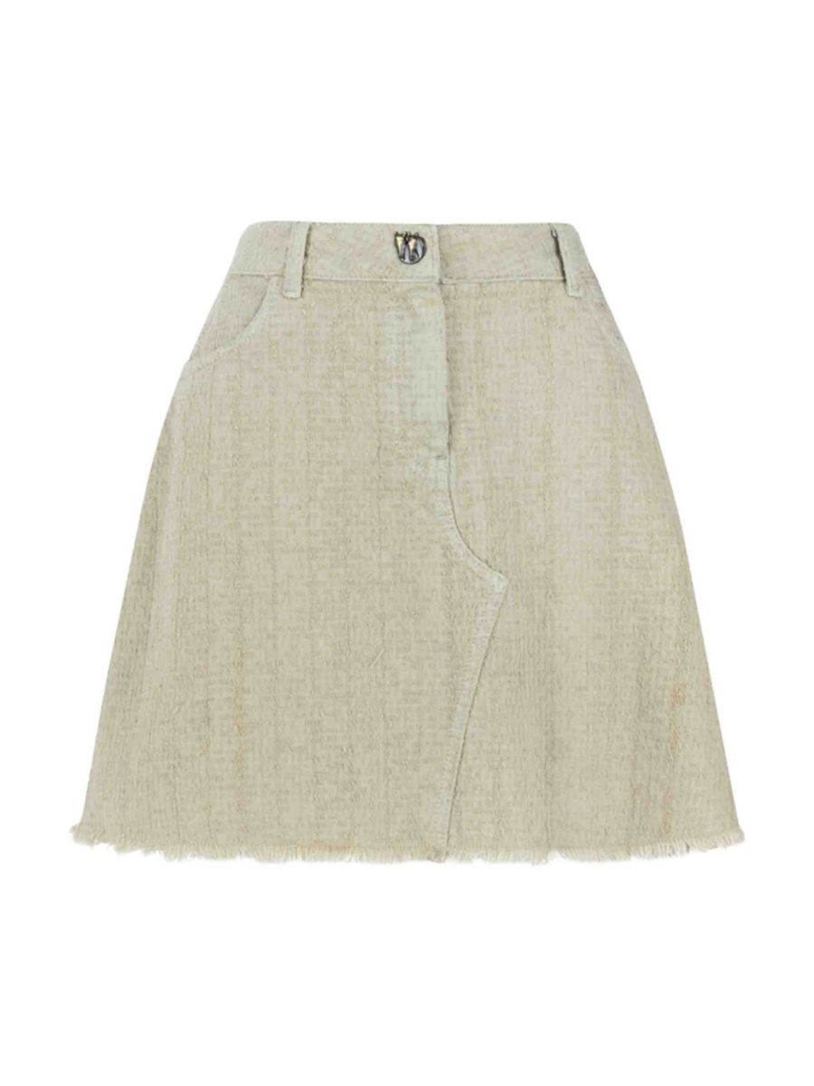 Мини-юбка из денима с бахромой Nocturne, хаки
Мини-юбка из денима с бахромой Nocturne, хаки