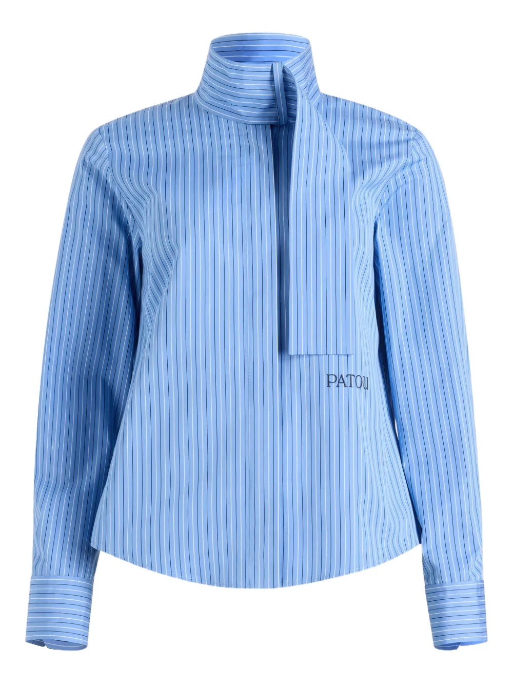 Полосатая блузка с шарфом PATOU, синий
Полосатая блузка с шарфом PATOU, синий