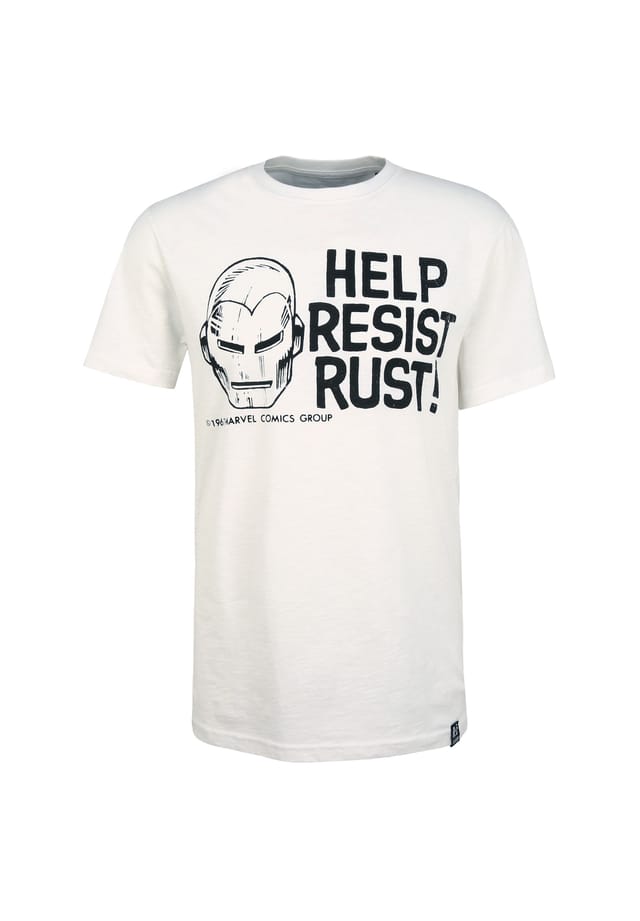 Футболка Marvel Help Resistance Rust Ecrü с модным принтом Железного человека Re:Covered, экрю
Футболка Marvel Help Resistance Rust Ecrü с модным принтом Железного человека Re:Covered, экрю