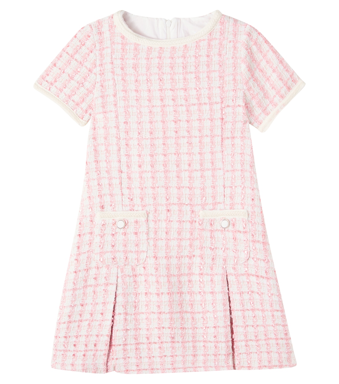 Платье из плиссированного твида Patachou, Pale Pink
Платье из плиссированного твида Patachou, Pale Pink