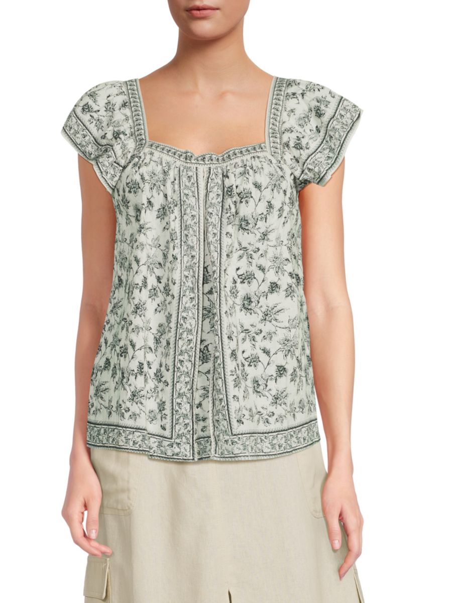 Блузка с цветочным принтом и рукавами-крылышками Max Studio, цвет Ivory Black
Блузка с цветочным принтом и рукавами-крылышками Max Studio, цвет Ivory Black