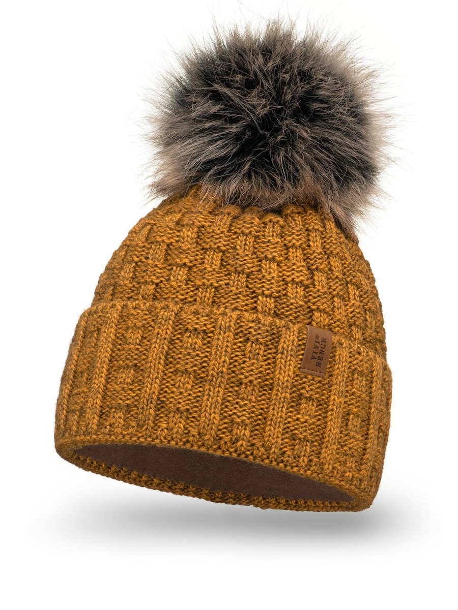 Шапка Vivisence 7015, темно-желтый
Шапка Vivisence 7015, темно-желтый