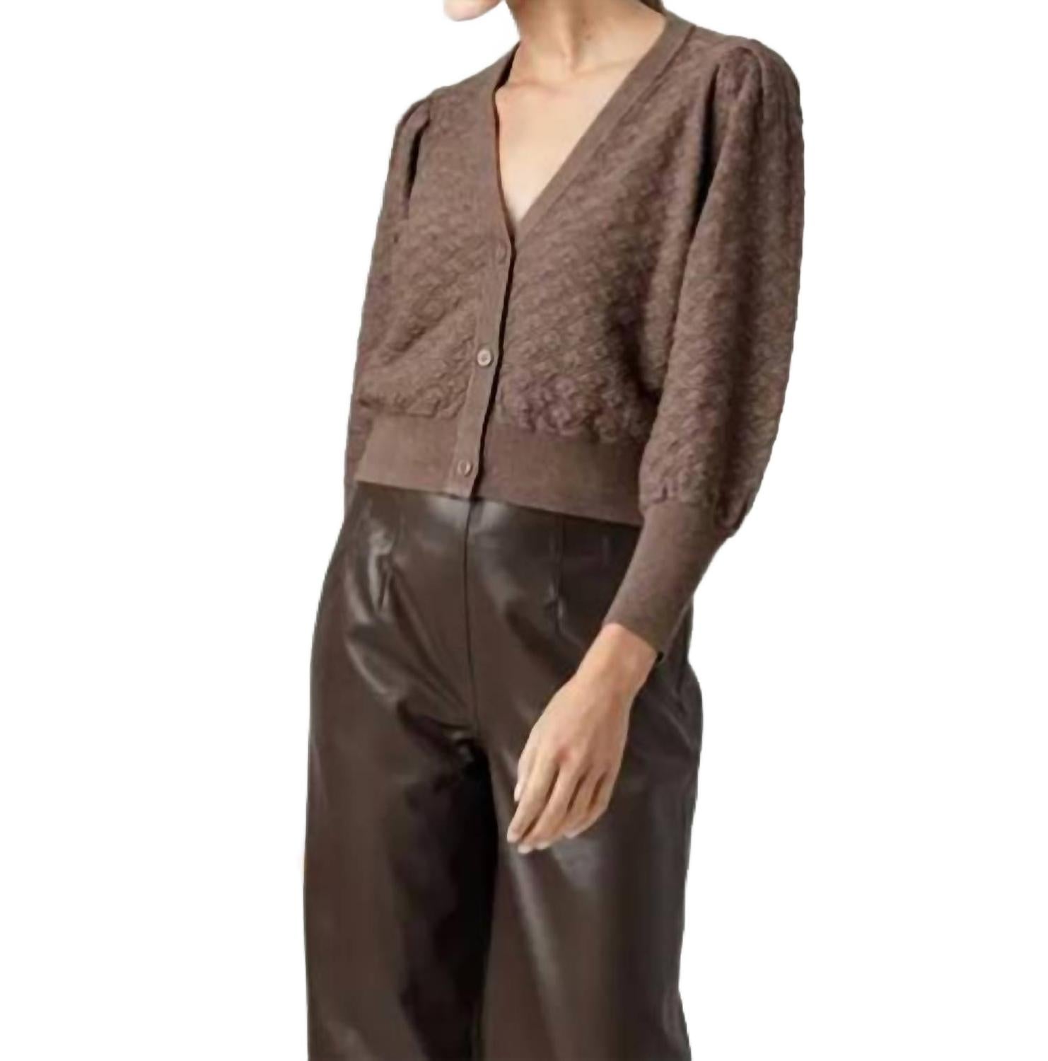 Кардиган Lavinia из рожкового дерева Sundays, Carob
Кардиган Lavinia из рожкового дерева Sundays, Carob