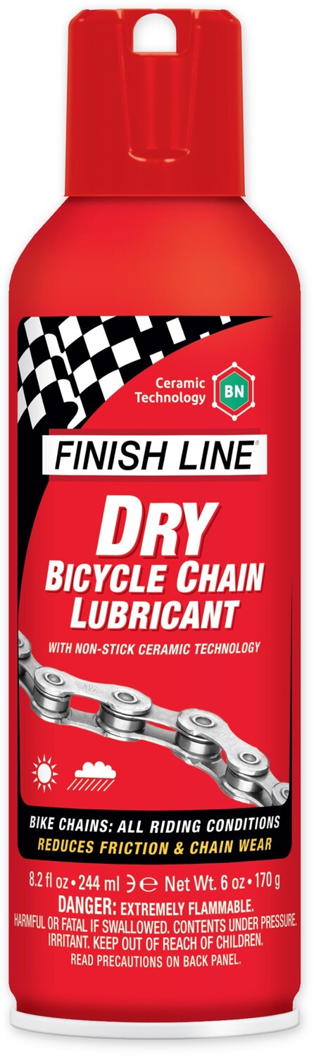 Сухая смазка - 8 унций Аэрозоль Finish Line 
Сухая смазка - 8 унций Аэрозоль Finish Line