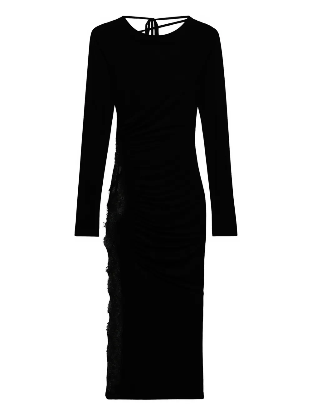 Миди-платье с кружевными вставками Blumarine, черный
Миди-платье с кружевными вставками Blumarine, черный