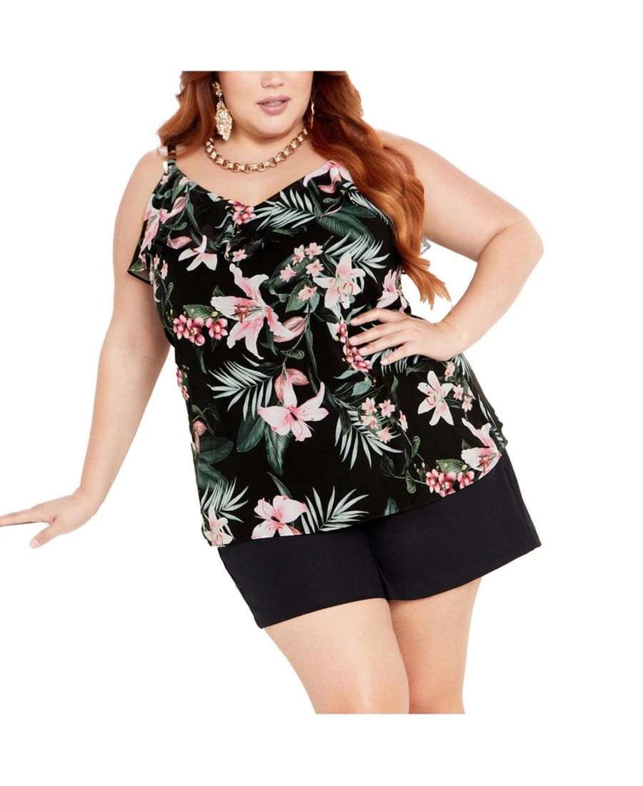 Женская майка с принтом "Николь" CITY CHIC, Black maya tigerlily
Женская майка с принтом "Николь" CITY CHIC, Black maya tigerlily