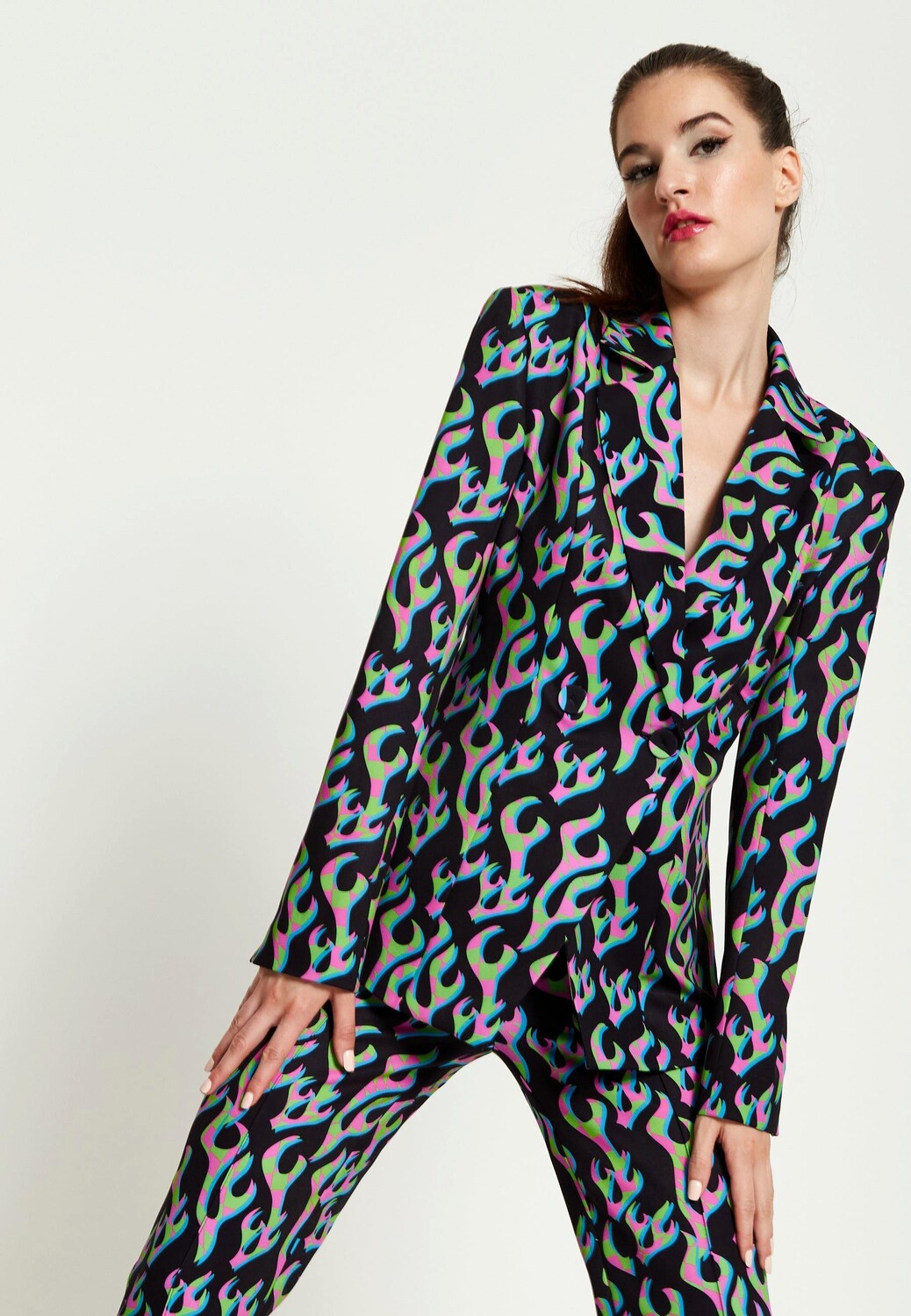 Черный пламя-блейзер House of Holland, черный
Черный пламя-блейзер House of Holland, черный