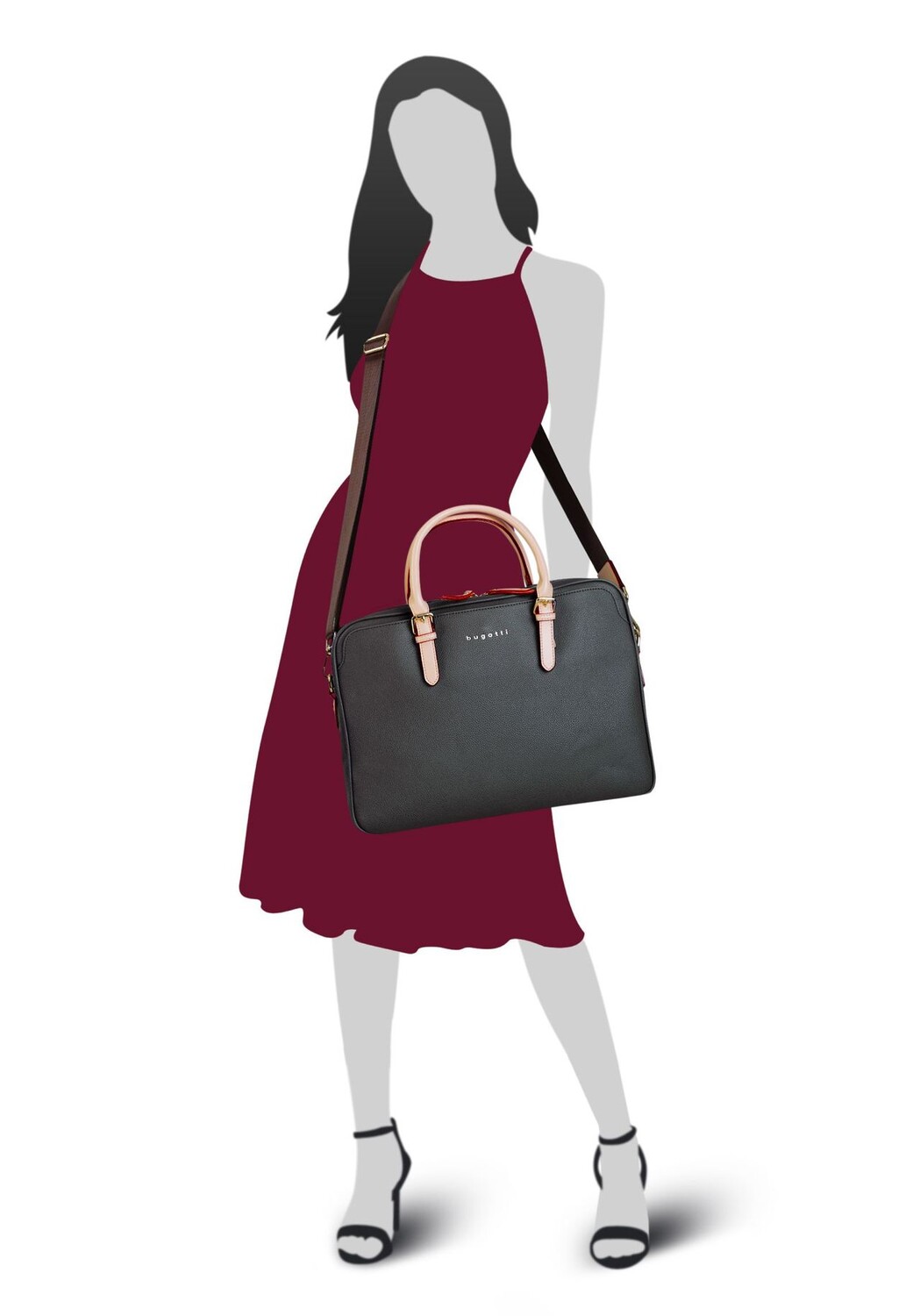 Портфель Ella 38 см с отделением для ноутбука bugatti, темно-коричневый
Портфель Ella 38 см с отделением для ноутбука bugatti, темно-коричневый