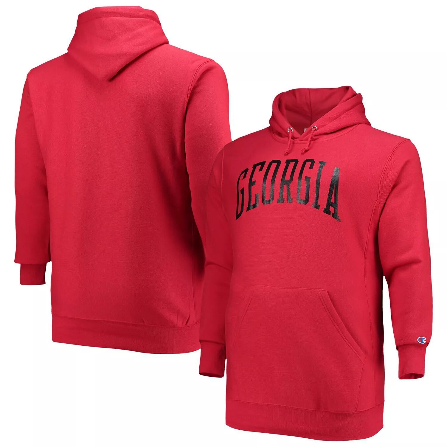 Мужской флисовый пуловер с капюшоном Red Georgia Bulldogs Big & Tall обратного плетения, толстовка Champion
Мужской флисовый пуловер с капюшоном Red Georgia Bulldogs Big & Tall обратного плетения, толстовка Champion
