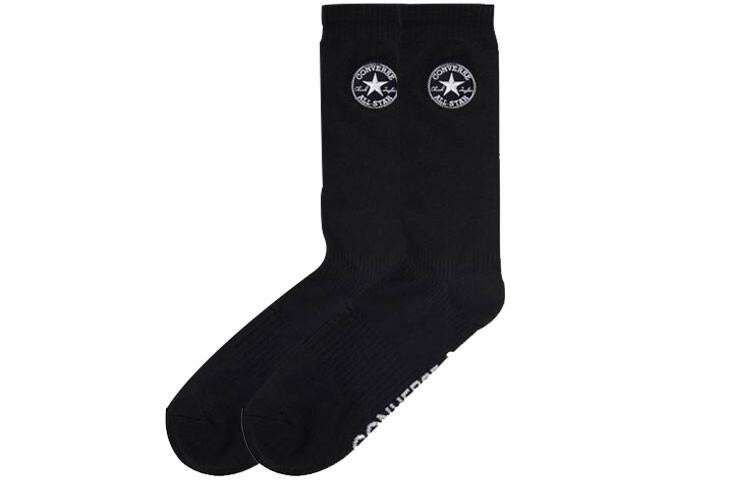 Носки Converse унисекс до середины икры, цвет 2 Pack (Black)
Носки Converse унисекс до середины икры, цвет 2 Pack (Black)