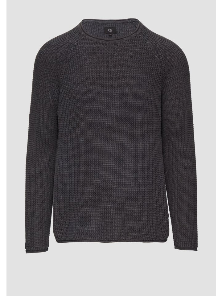 Вязаный свитер 9897_темно-серый QS
Вязаный свитер 9897_темно-серый QS