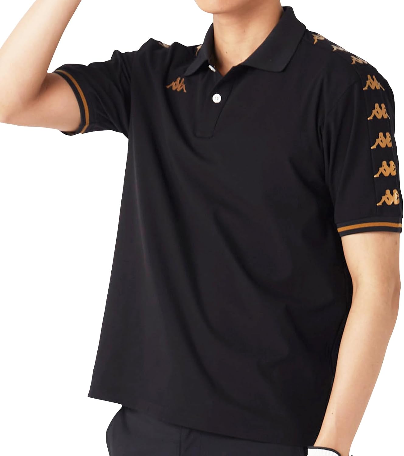 Мужская поло-рубашка Kappa с коротким рукавом, черный
Мужская поло-рубашка Kappa с коротким рукавом, черный