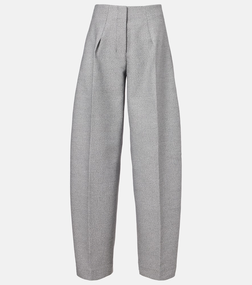 Широкие брюки кюлоты из хлопка и шерсти Jacquemus, Light Grey
Широкие брюки кюлоты из хлопка и шерсти Jacquemus, Light Grey