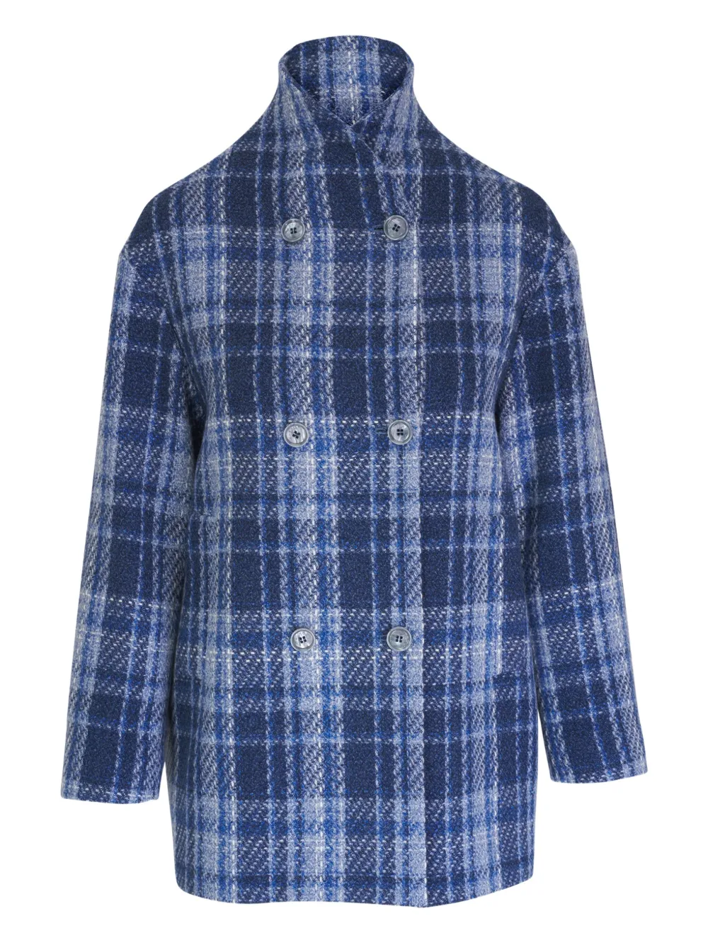 Пальто в клетку Kiton, синий
Пальто в клетку Kiton, синий