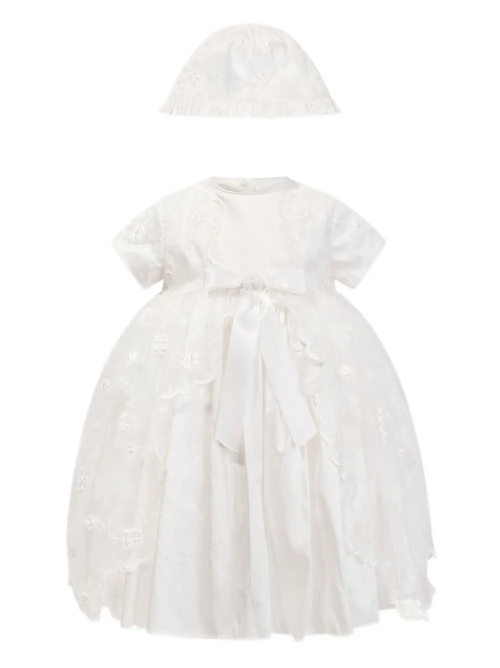 Комплект из платья и шапки с вышивкой Sarah Louise, белый
Комплект из платья и шапки с вышивкой Sarah Louise, белый
