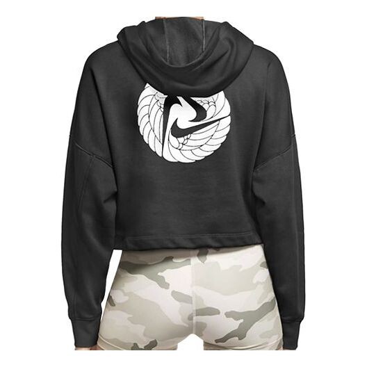 Толстовка с капюшоном icon clash короткие тренировочные Nike, черный 
Толстовка с капюшоном icon clash короткие тренировочные Nike, черный