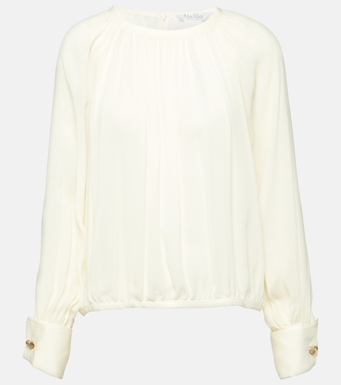 Топ из шелкового крепа narvel Max Mara, белый
Топ из шелкового крепа narvel Max Mara, белый