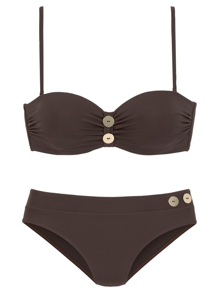 Комплект бикини Vivance, темно-коричневый
Комплект бикини Vivance, темно-коричневый