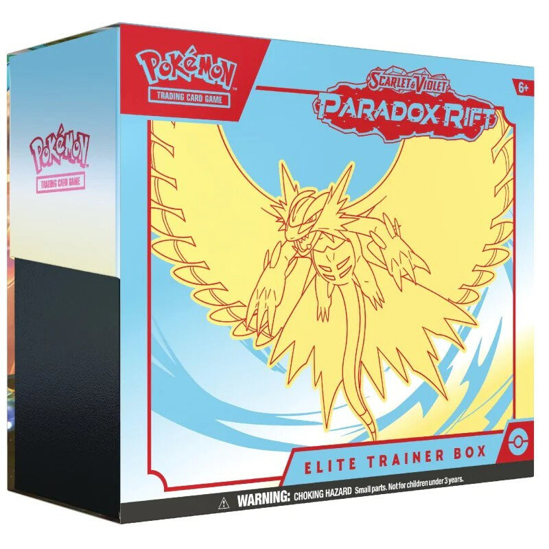 Карты Paradox Rift ETB Ревущая луна Pokemon
Карты Paradox Rift ETB Ревущая луна Pokemon