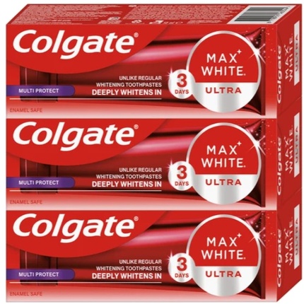Зубная паста Max White Ultra Protect Trio 3 X 50 мл Colgate
Зубная паста Max White Ultra Protect Trio 3 X 50 мл Colgate