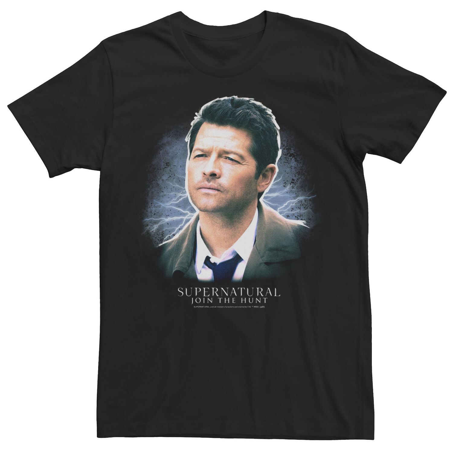 Мужская футболка Supernatural Castiel Join The Hunt с портретом Licensed Character
Мужская футболка Supernatural Castiel Join The Hunt с портретом Licensed Character