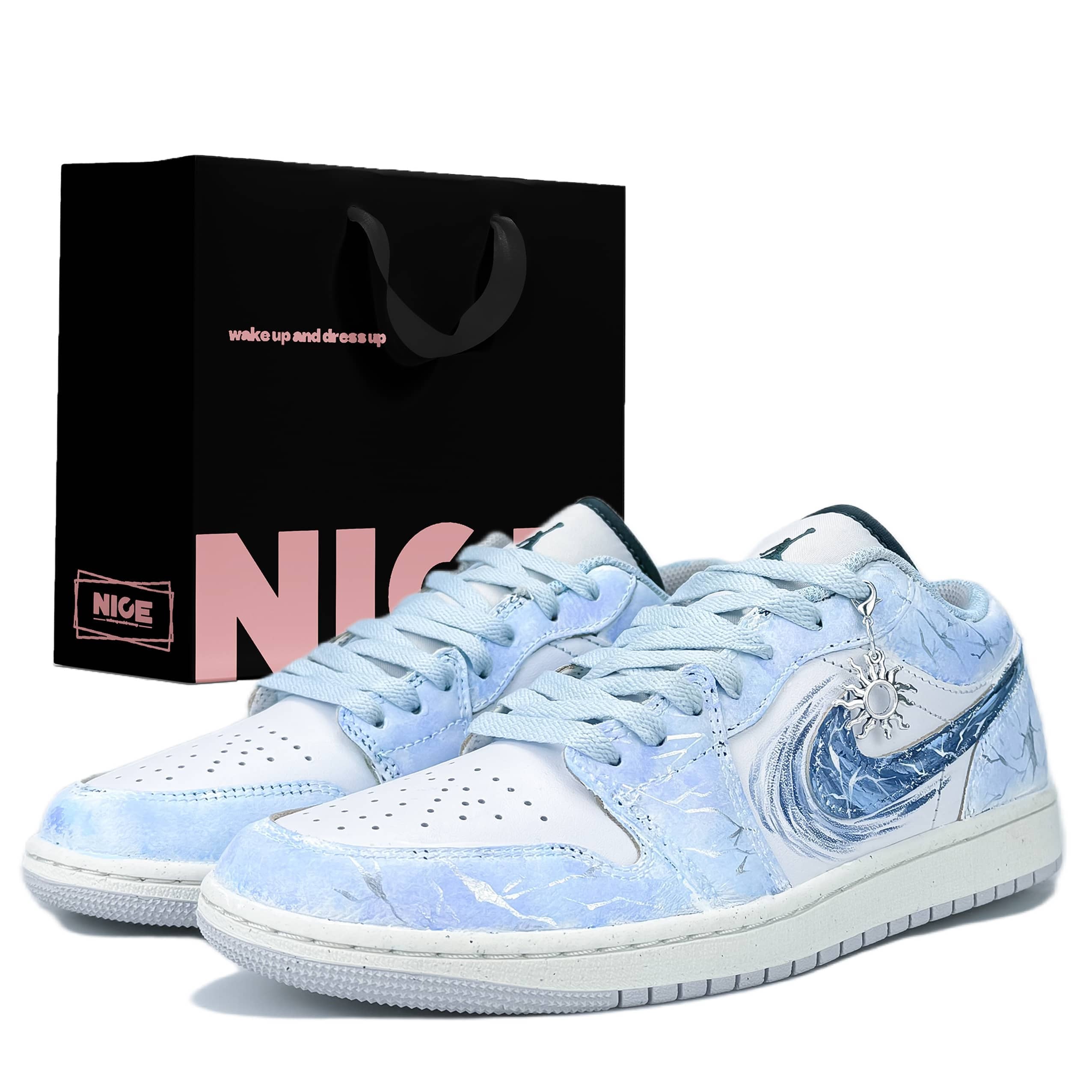 Jordan Кроссовки Air 1 для скейтбординга, износостойкие, низкие, мужские, небесно-голубые
Jordan Кроссовки Air 1 для скейтбординга, износостойкие, низкие, мужские, небесно-голубые