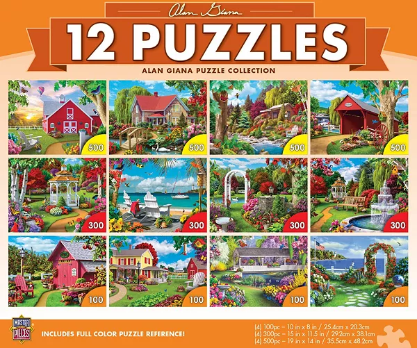 Коллекция пазлов Шедевры Алана Джаны - 12 штук для взрослых Masterpieces Puzzles, multicolor
Коллекция пазлов Шедевры Алана Джаны - 12 штук для взрослых Masterpieces Puzzles, multicolor