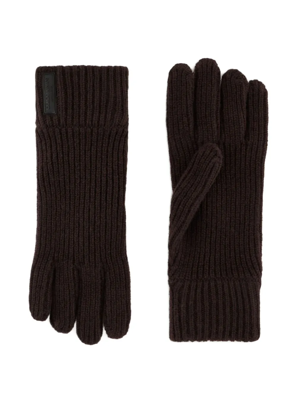 Перчатки из ребристого кашемира GIORGIO ARMANI, коричневый
Перчатки из ребристого кашемира GIORGIO ARMANI, коричневый
