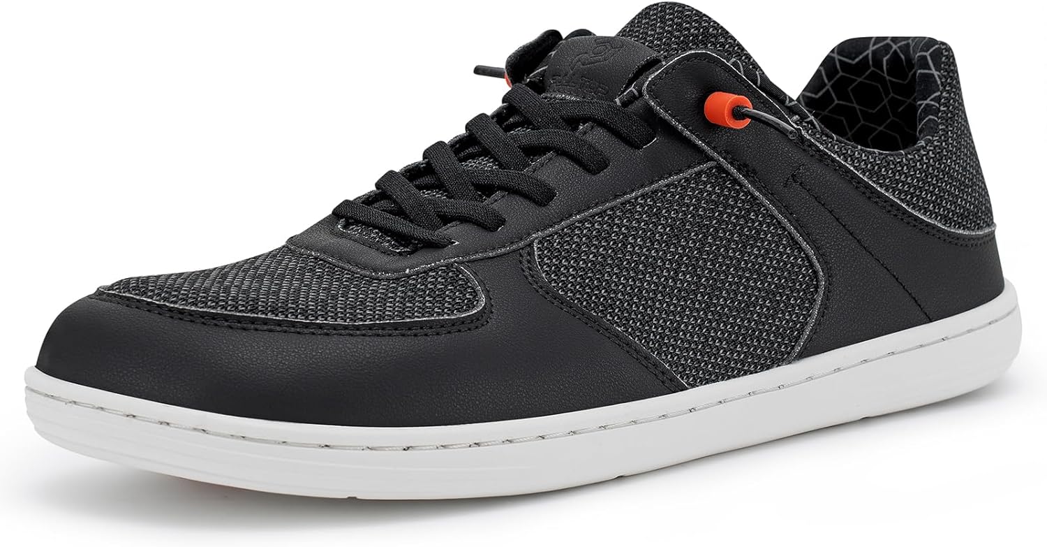 Мужские туфли Pulltop Barefoot с широкой носовой частью - минималистичные туфли-босоножки, кроссовки без каблука, слайпы для ходьбы, противоскользящие, черный
Мужские туфли Pulltop Barefoot с широкой носовой частью - минималистичные туфли-босоножки, кроссовки без каблука, слайпы для ходьбы, противоскользящие, черный