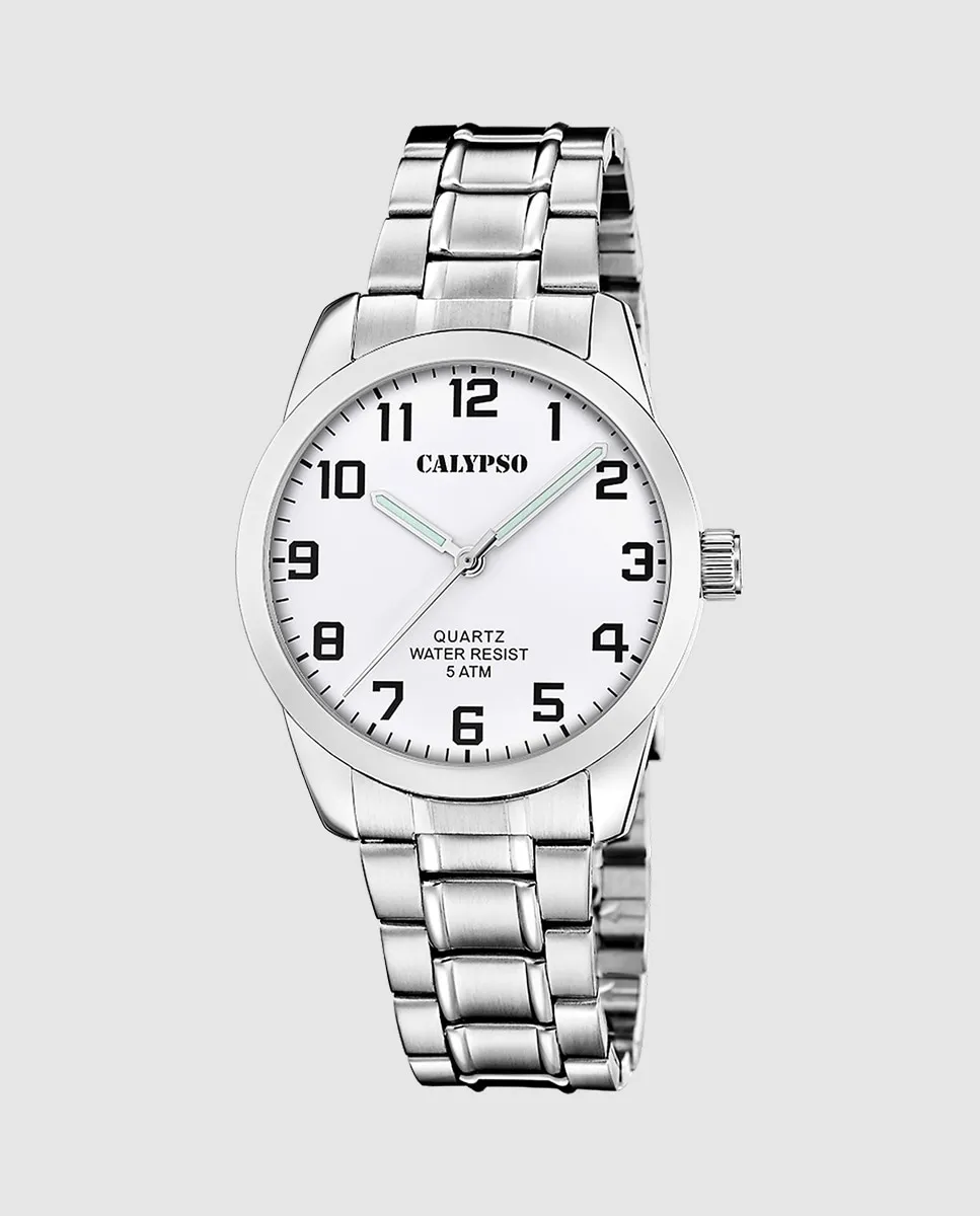K5866/1 Базовые мужские часы в серебристо-стальном корпусе Calypso, серебряный 
K5866/1 Базовые мужские часы в серебристо-стальном корпусе Calypso, серебряный