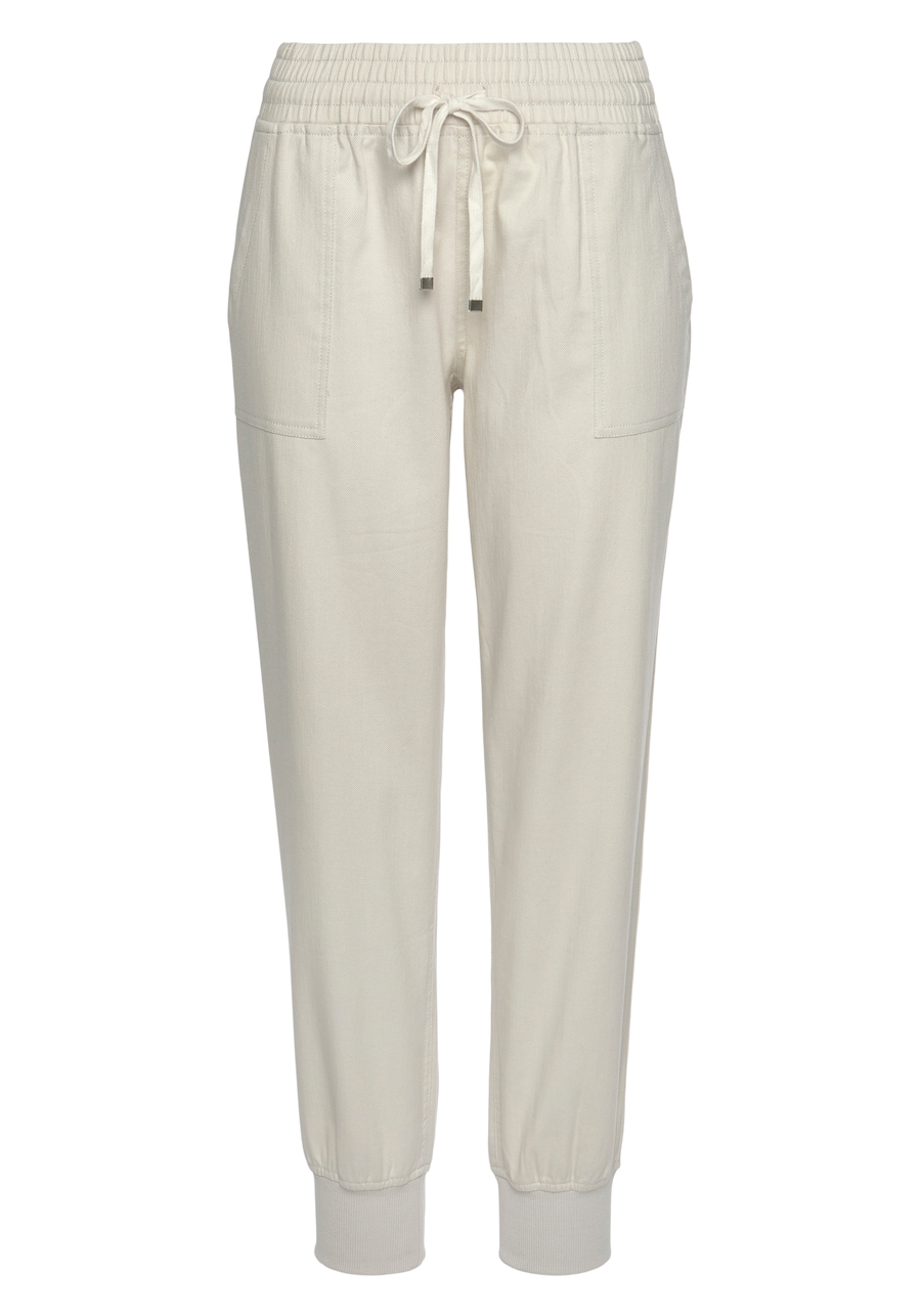 Зауженные брюки LASCANA, белый
Зауженные брюки LASCANA, белый