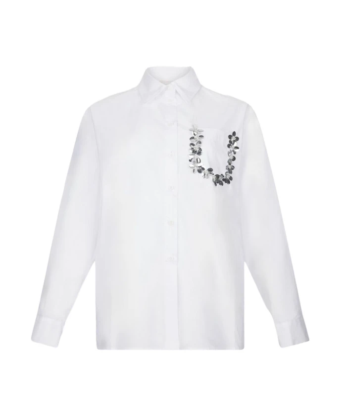 Хрустальная рубашка Liu Jo, белый
Хрустальная рубашка Liu Jo, белый