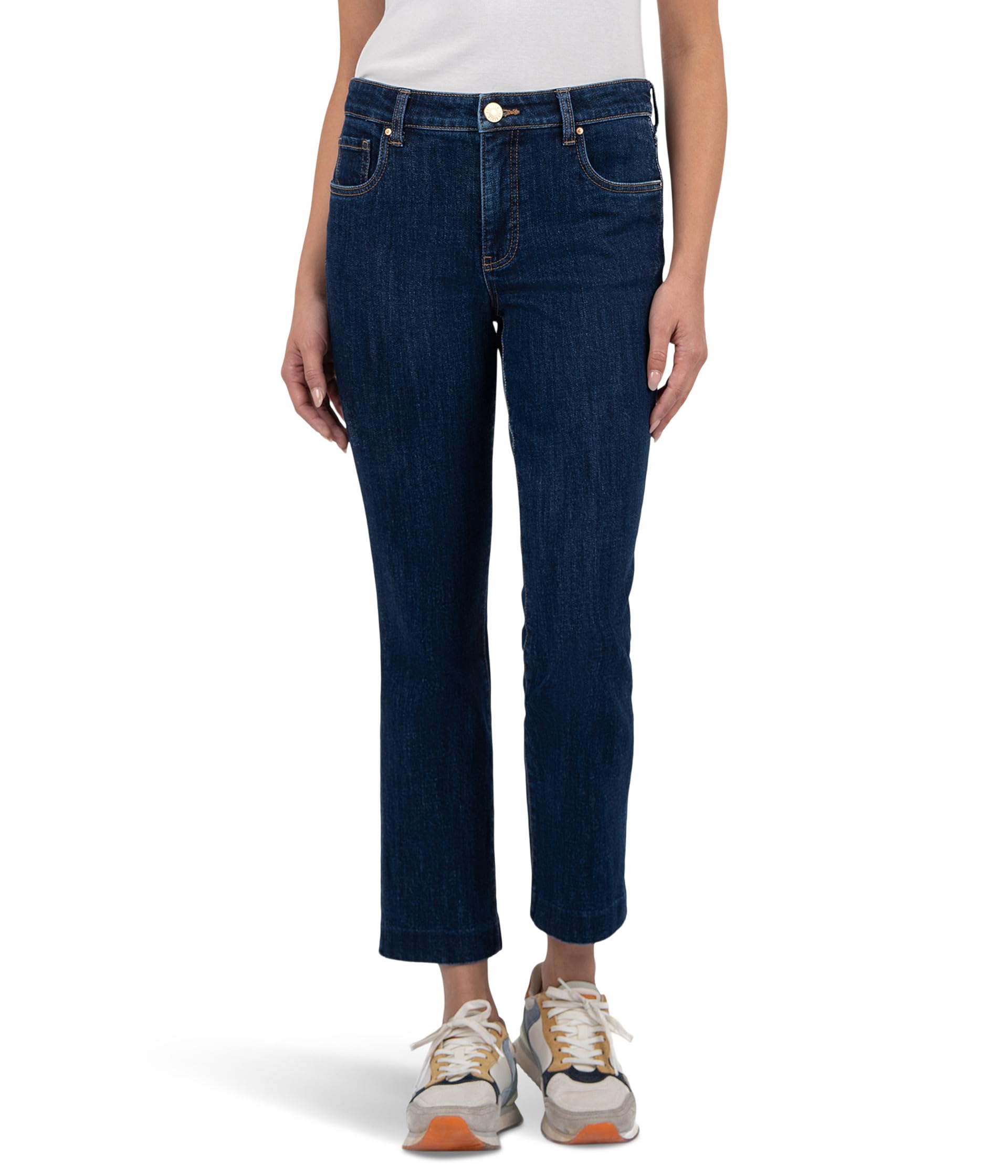 Джинсы KUT from the Kloth Reese High Rise Fab Ab Ankle Straight Blind Hem, Harness With Euro Base Wash
Джинсы KUT from the Kloth Reese High Rise Fab Ab Ankle Straight Blind Hem, Harness With Euro Base Wash