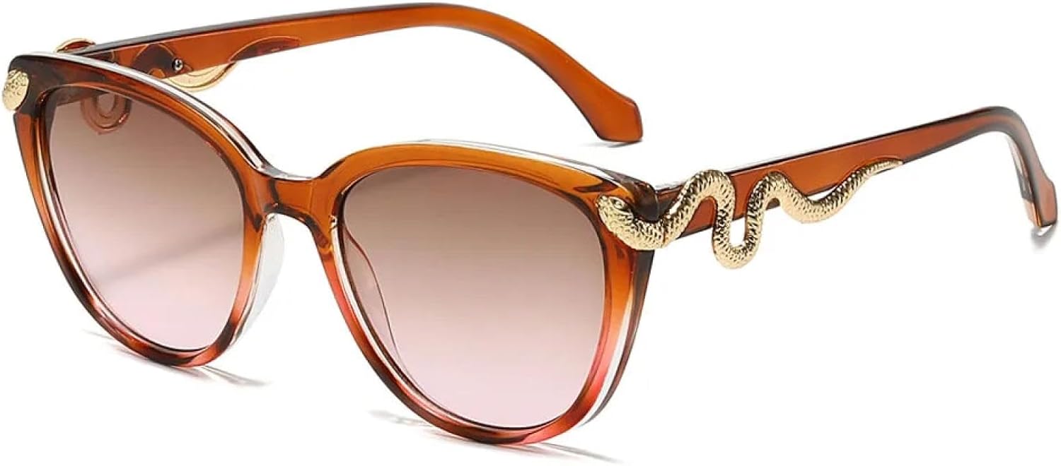 Винтажные солнцезащитные очки «кошачий глаз» для женщин и мужчин, золотистые, в стиле «змеиная кожа», панк, популярные, сексуальные, роскошные, с защитой от УФ-излучения UV400 TVTBBVV, Tea Tea Pink
Винтажные солнцезащитные очки «кошачий глаз» для женщин и мужчин, золотистые, в стиле «змеиная кожа», панк, популярные, сексуальные, роскошные, с защитой от УФ-излучения UV400 TVTBBVV, Tea Tea Pink