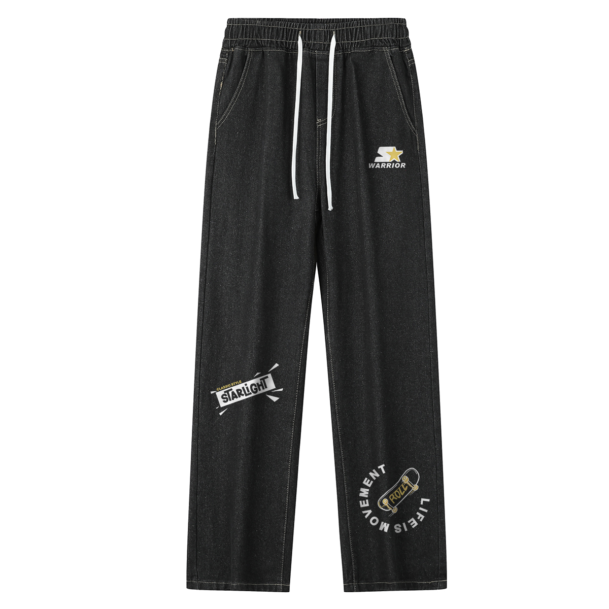 Джинсы унисекс WARRIOR, черный
Джинсы унисекс WARRIOR, черный