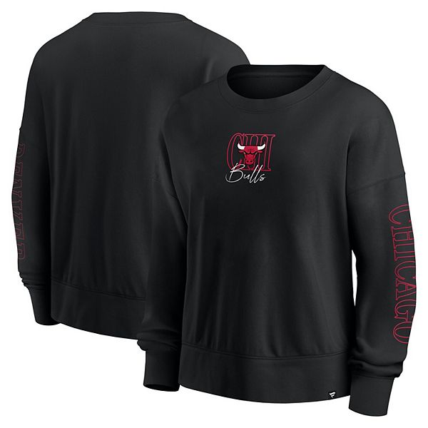 Черный оверсайз свитшот Chicago Bulls Fanatics
Черный оверсайз свитшот Chicago Bulls Fanatics