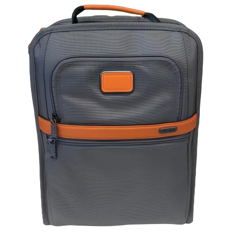 TUMI Нейлоновый кожаный рюкзак мужской серый и оранжевый
TUMI Нейлоновый кожаный рюкзак мужской серый и оранжевый