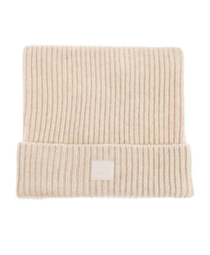 Квадратная шапка с логотипом в виде лица Acne Studios, бежевый
Квадратная шапка с логотипом в виде лица Acne Studios, бежевый