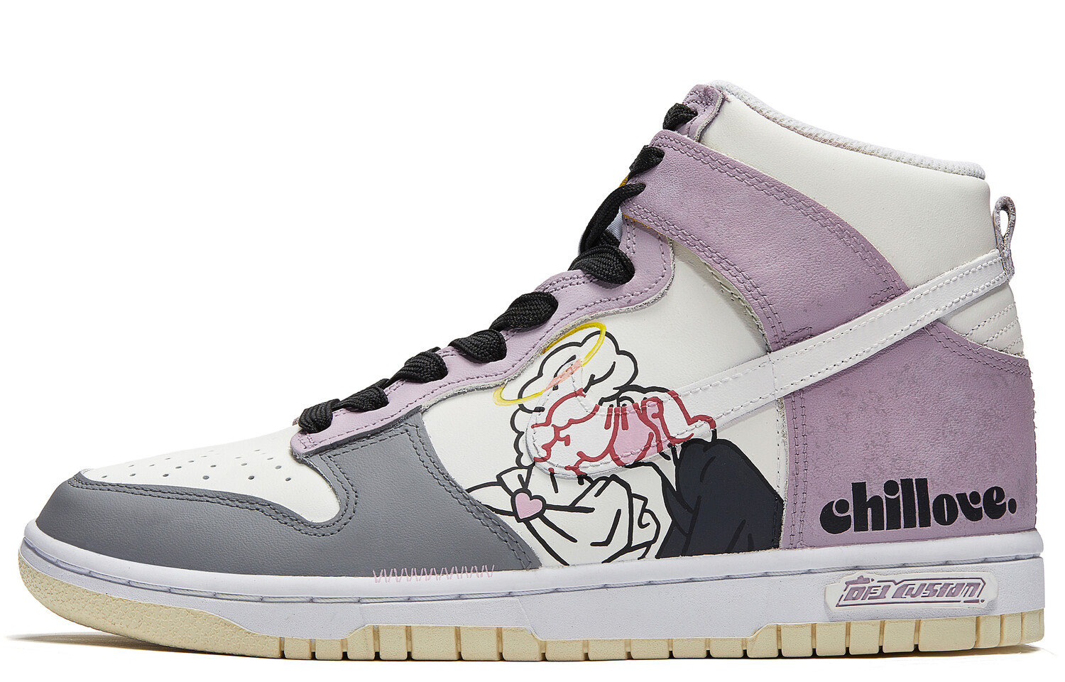 Кроссовки Nike Dunk Skateboarding Shoes Women's High-top Purple/Grey, фиолетовый
Кроссовки Nike Dunk Skateboarding Shoes Women's High-top Purple/Grey, фиолетовый