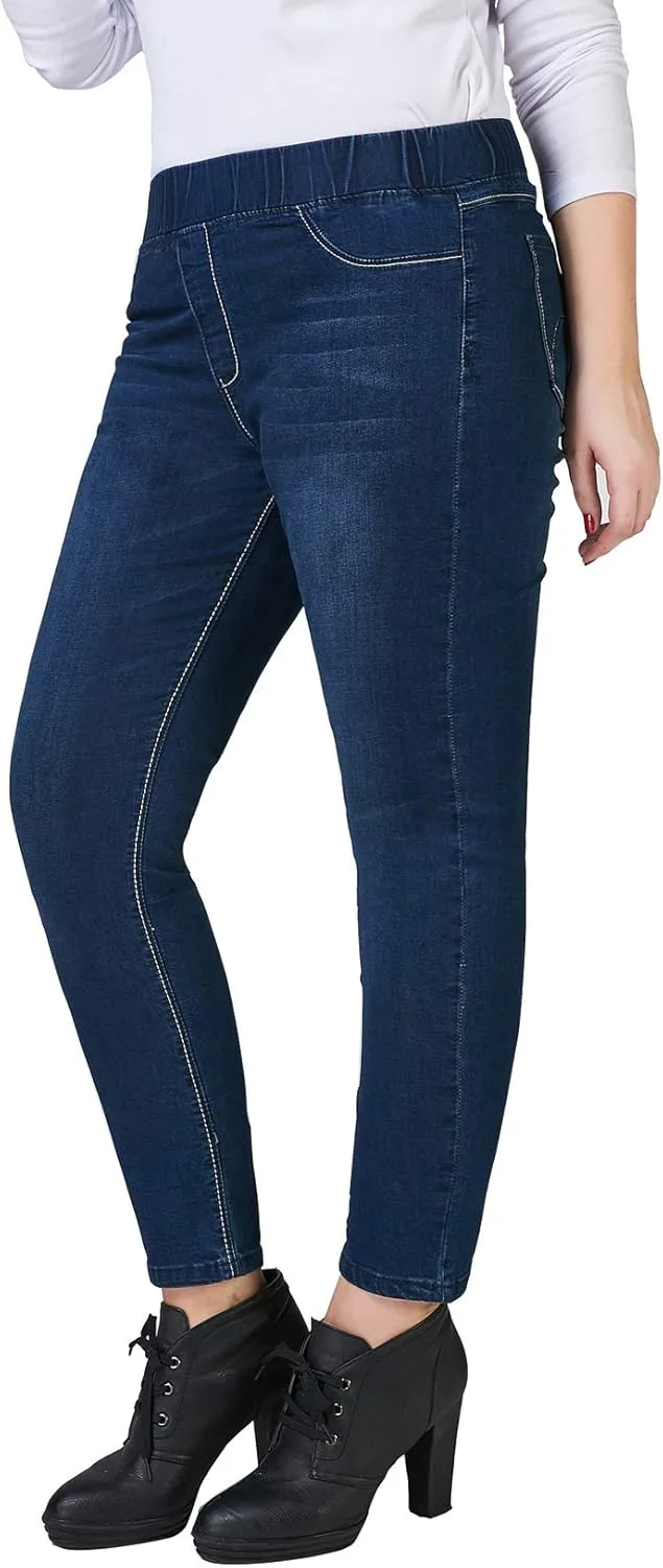 Женские джинсы Skinny Fit с эластичным поясом Itemnew
Женские джинсы Skinny Fit с эластичным поясом Itemnew