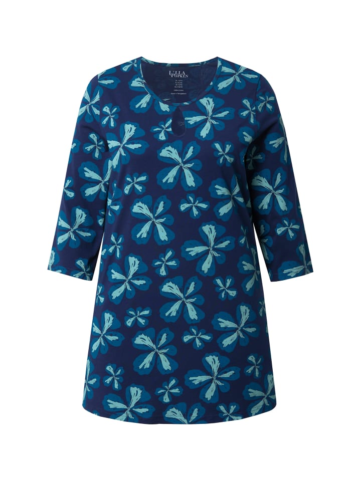 Длинная рубашка темно-синего цвета Ulla Popken
Длинная рубашка темно-синего цвета Ulla Popken