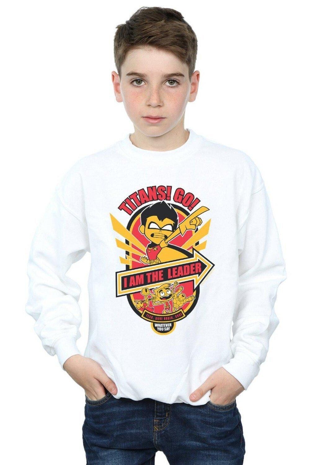 Толстовка «Юные титаны, вперед, я лидер» DC Comics, белый
Толстовка «Юные титаны, вперед, я лидер» DC Comics, белый