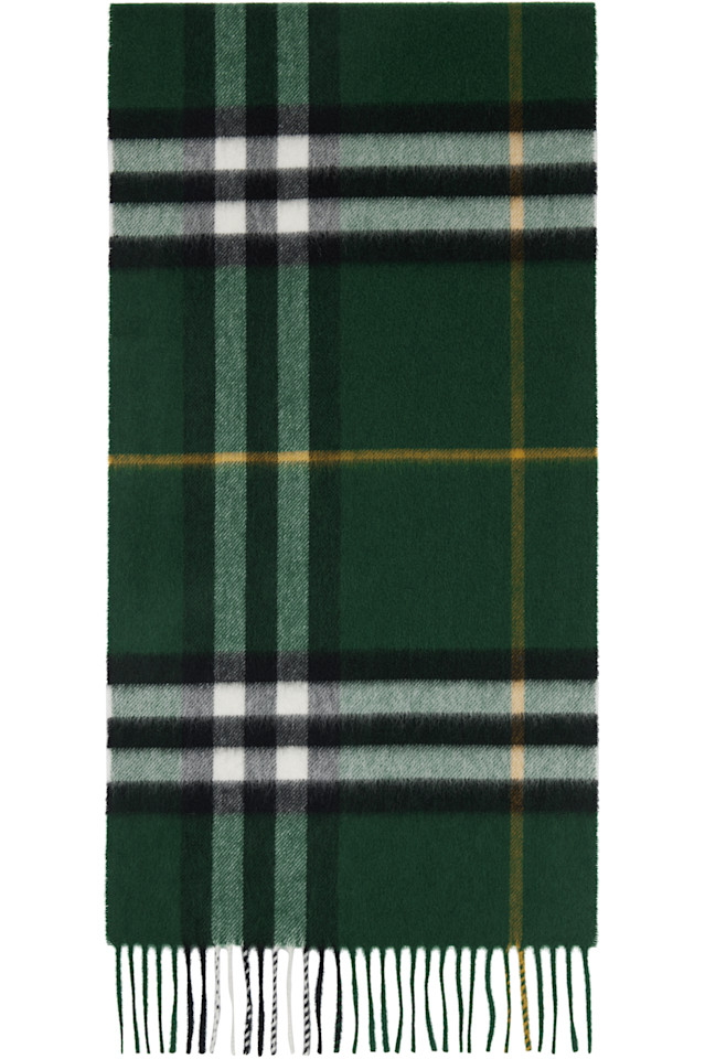 Burberry Кашемировый шарф в зеленую клетку
Burberry Кашемировый шарф в зеленую клетку