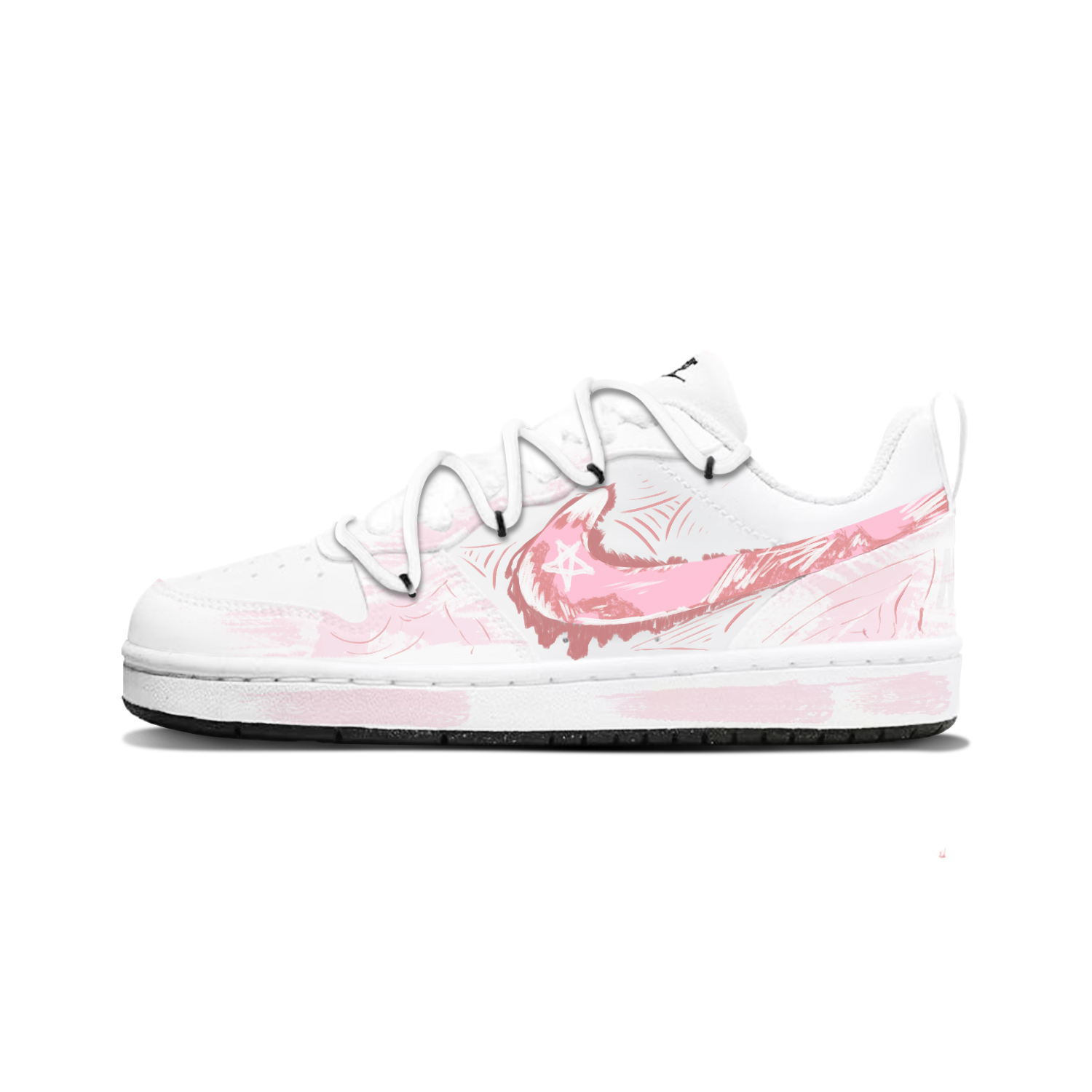 Nike Кроссовки для скейтбординга Court Borough Pink Line Sketch, устойчивые к истиранию, низкие, детские, бело-розовые, унисекс
Nike Кроссовки для скейтбординга Court Borough Pink Line Sketch, устойчивые к истиранию, низкие, детские, бело-розовые, унисекс